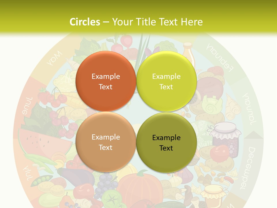 Growing Kitchen Vegan PowerPoint Template