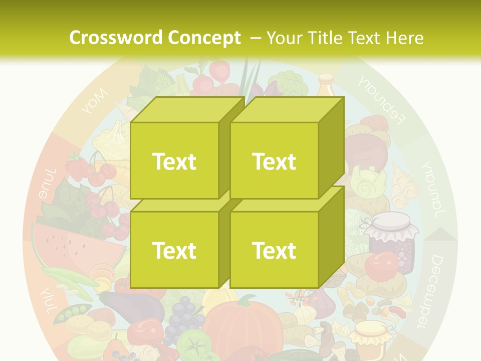 Growing Kitchen Vegan PowerPoint Template