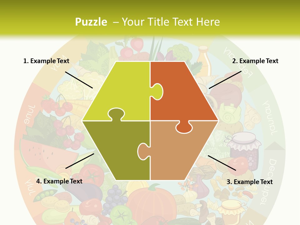 Growing Kitchen Vegan PowerPoint Template