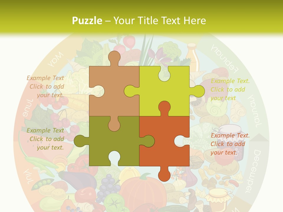 Growing Kitchen Vegan PowerPoint Template