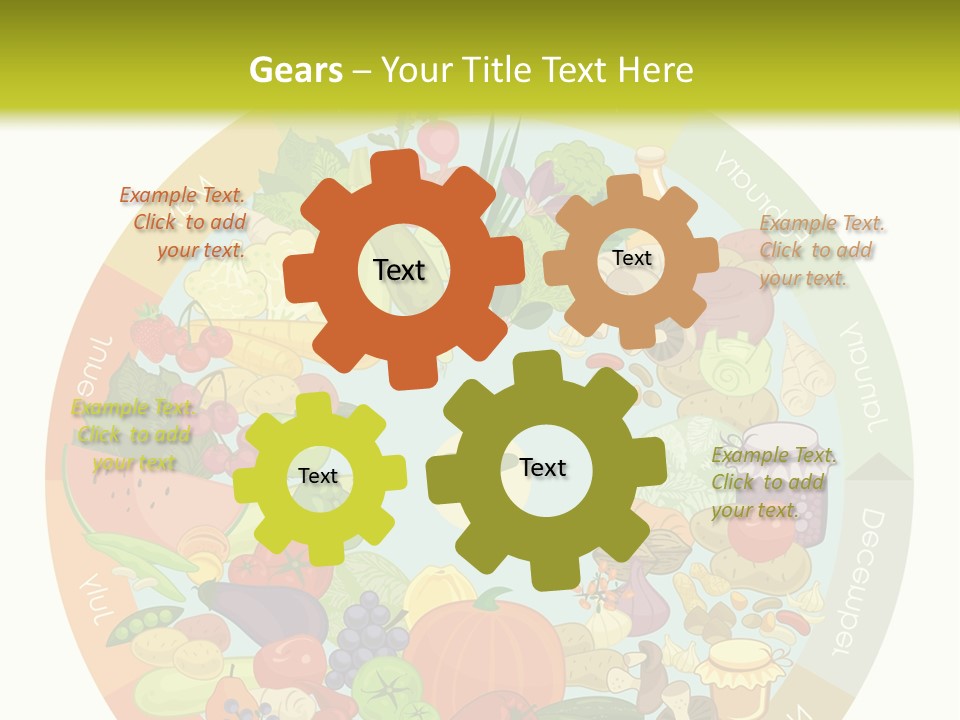 Growing Kitchen Vegan PowerPoint Template