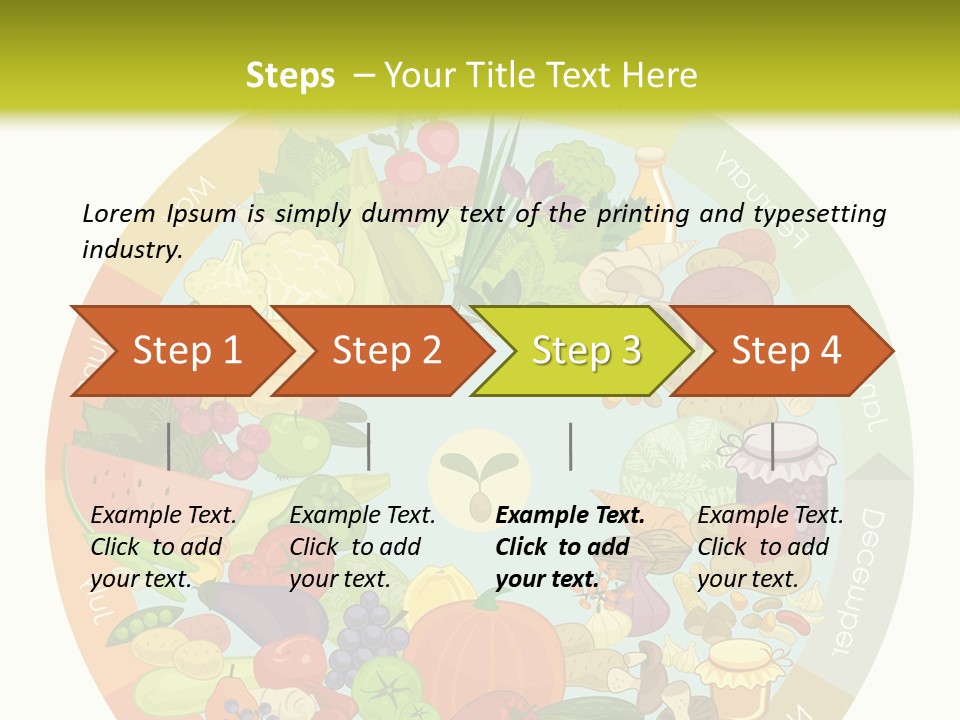 Growing Kitchen Vegan PowerPoint Template
