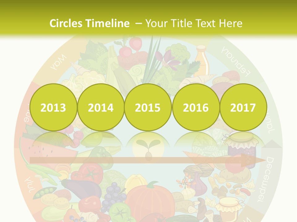 Growing Kitchen Vegan PowerPoint Template