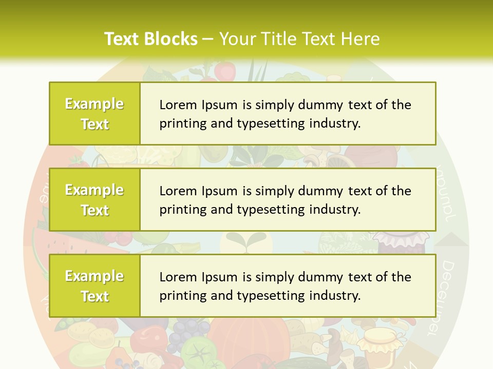 Growing Kitchen Vegan PowerPoint Template