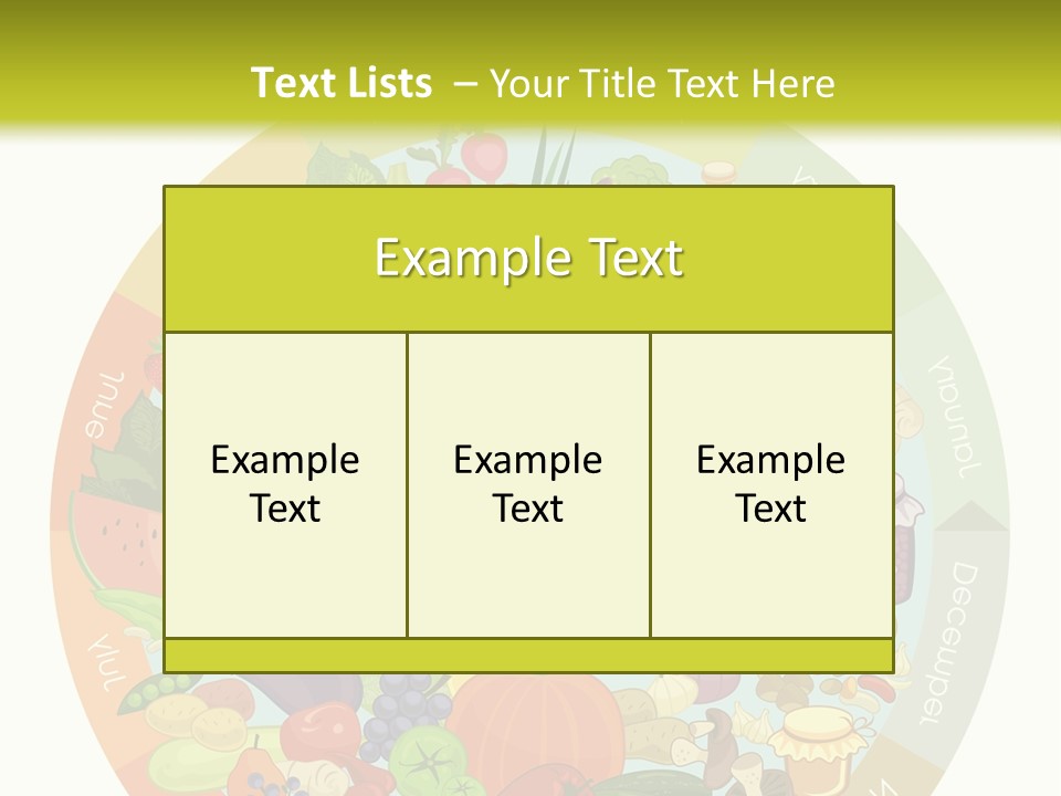 Growing Kitchen Vegan PowerPoint Template