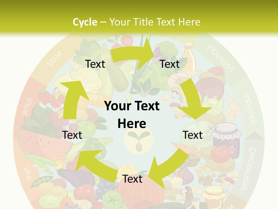 Growing Kitchen Vegan PowerPoint Template