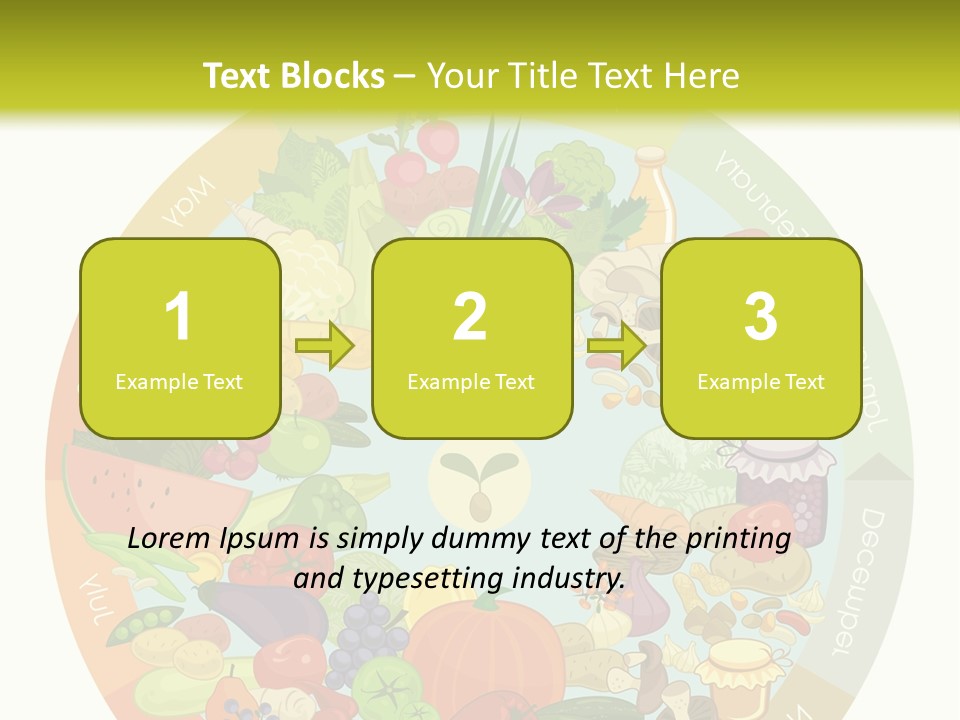 Growing Kitchen Vegan PowerPoint Template