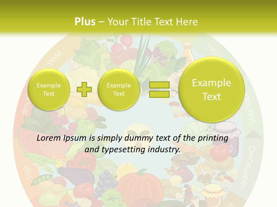 Growing Kitchen Vegan PowerPoint Template