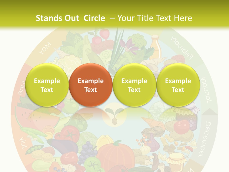 Growing Kitchen Vegan PowerPoint Template