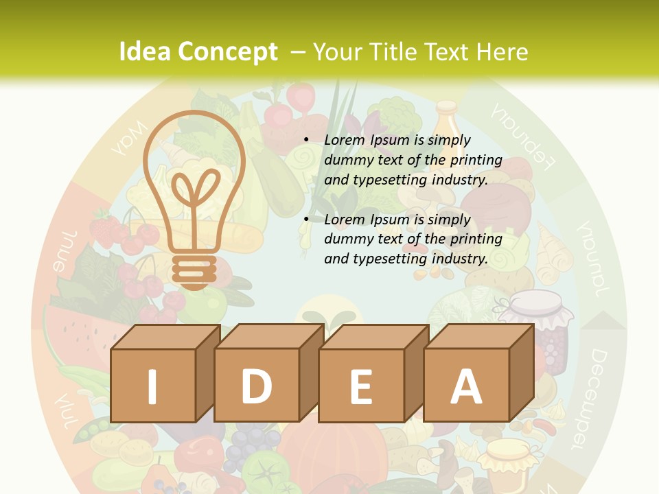 Growing Kitchen Vegan PowerPoint Template