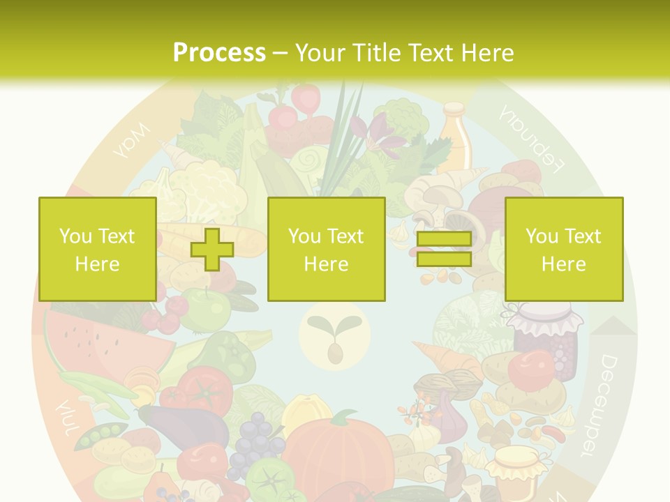 Growing Kitchen Vegan PowerPoint Template