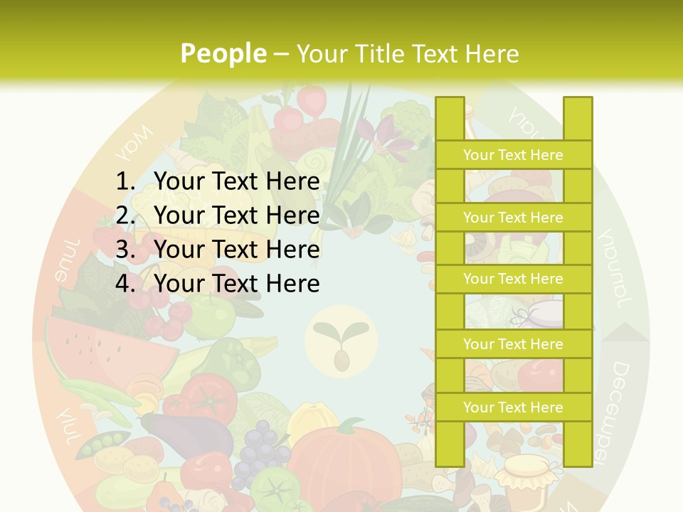 Growing Kitchen Vegan PowerPoint Template