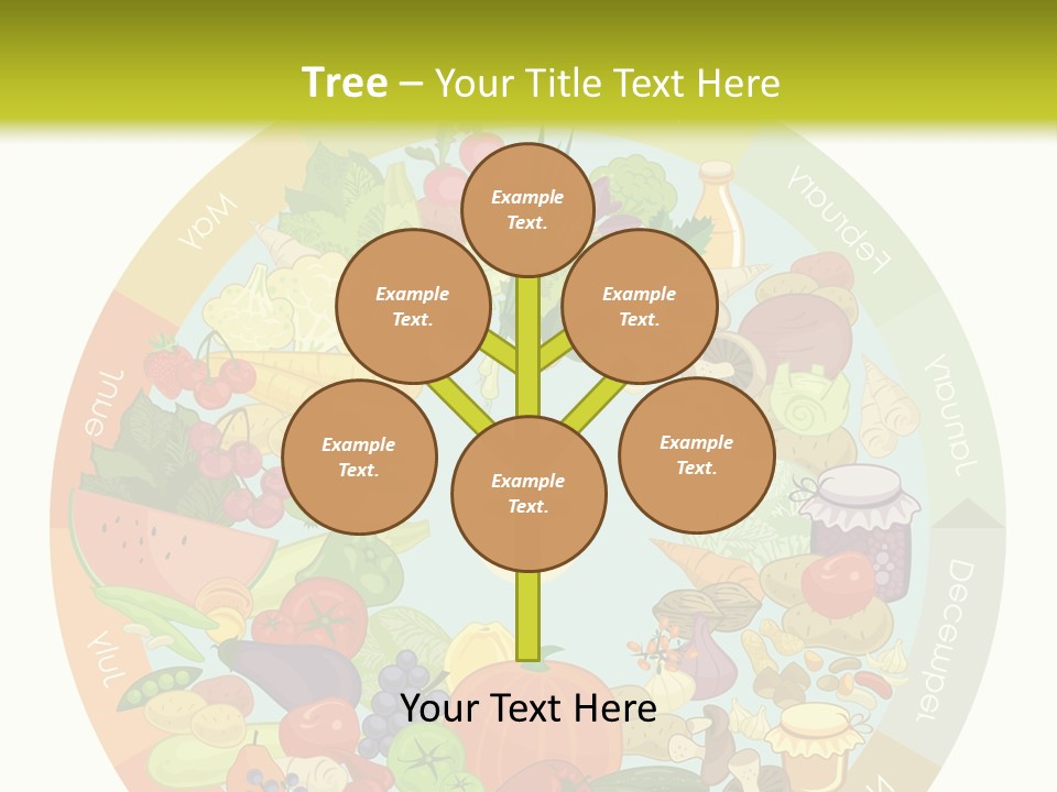 Growing Kitchen Vegan PowerPoint Template