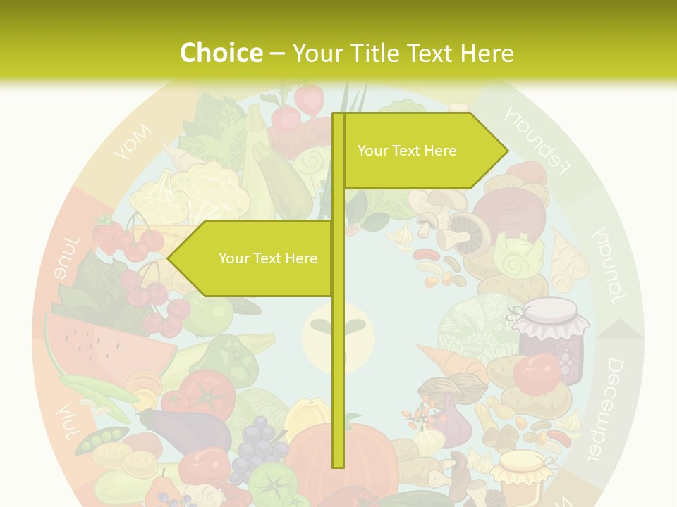 Growing Kitchen Vegan PowerPoint Template