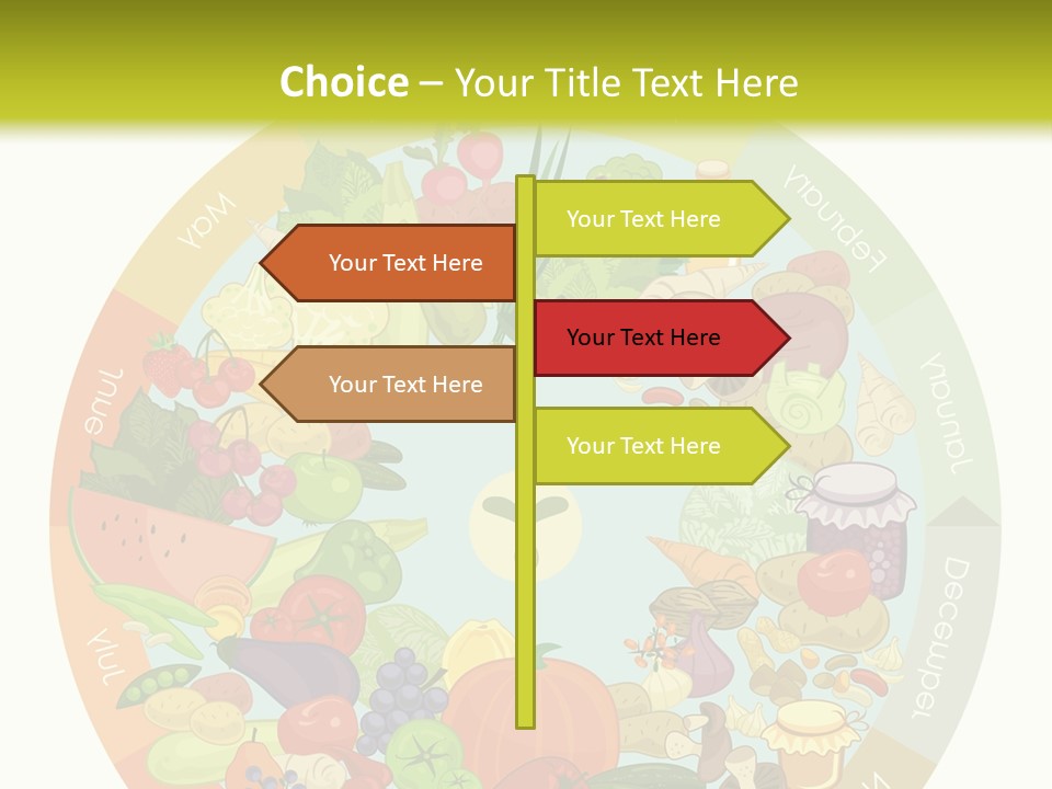 Growing Kitchen Vegan PowerPoint Template