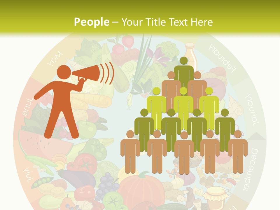 Growing Kitchen Vegan PowerPoint Template