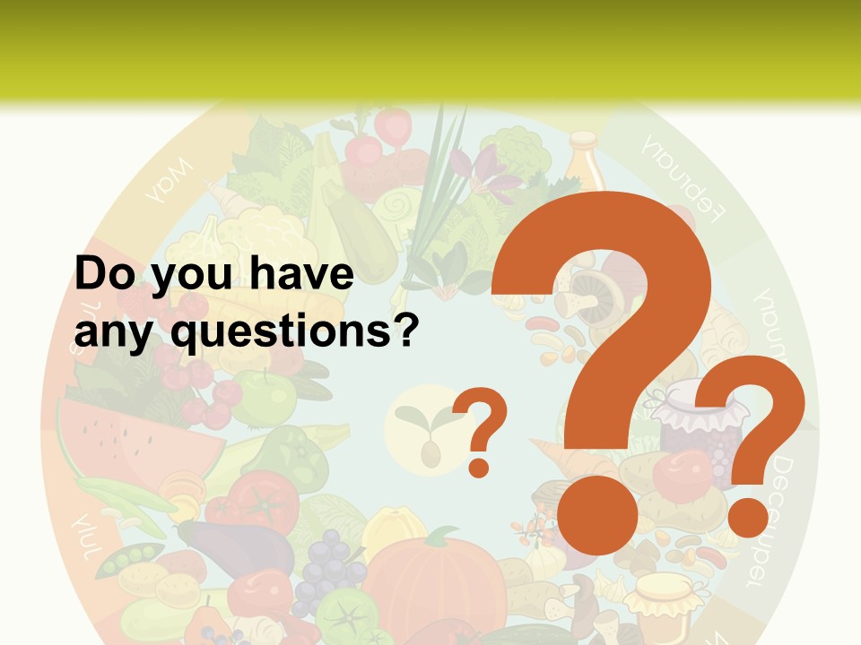 Growing Kitchen Vegan PowerPoint Template