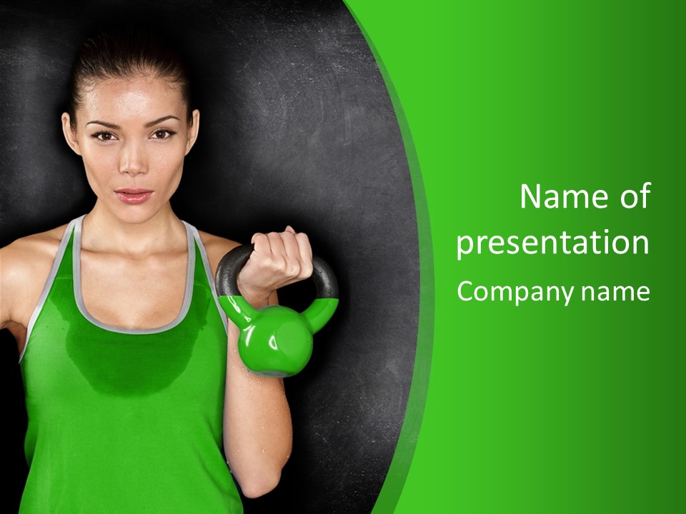 Background Isolated Workout PowerPoint Template