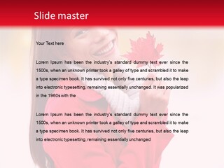 Skincare Red Season PowerPoint Template