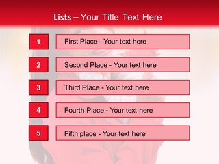 Skincare Red Season PowerPoint Template