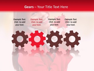 Skincare Red Season PowerPoint Template