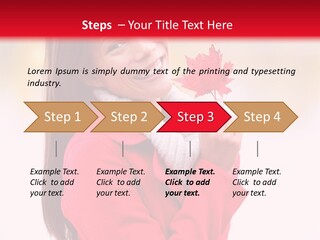 Skincare Red Season PowerPoint Template