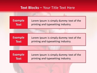 Skincare Red Season PowerPoint Template