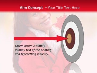Skincare Red Season PowerPoint Template