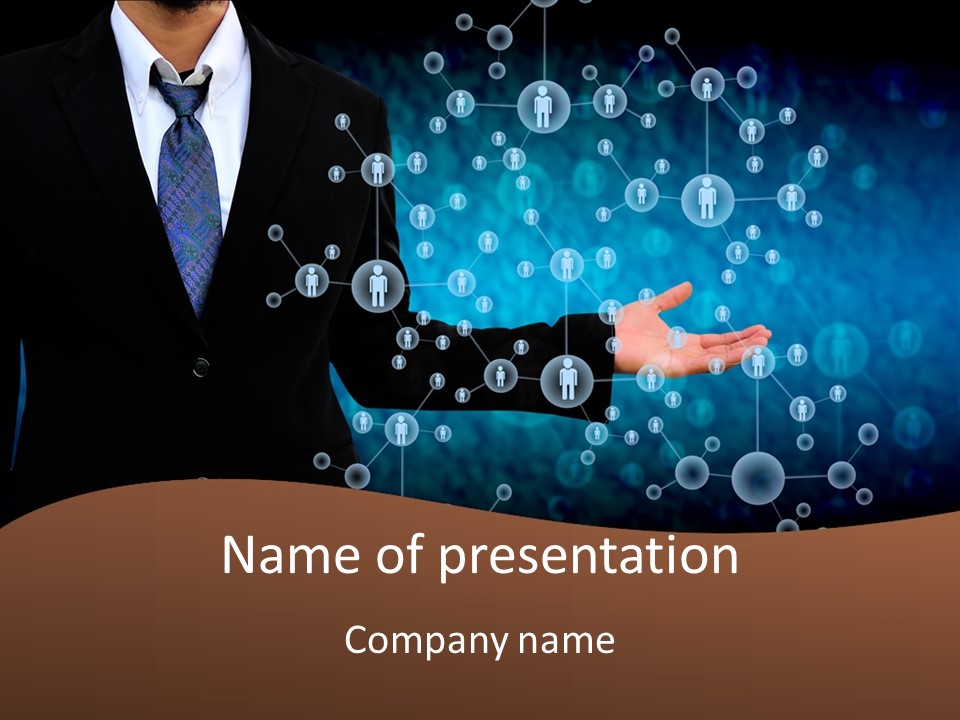 Management Communication Job PowerPoint Template
