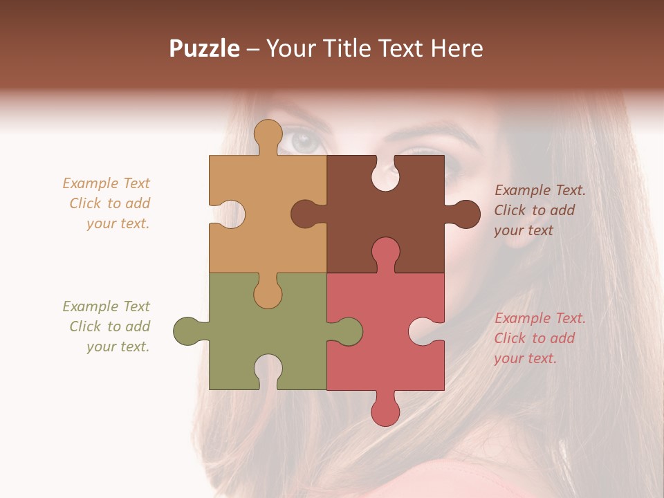 Skincare  Girl PowerPoint Template