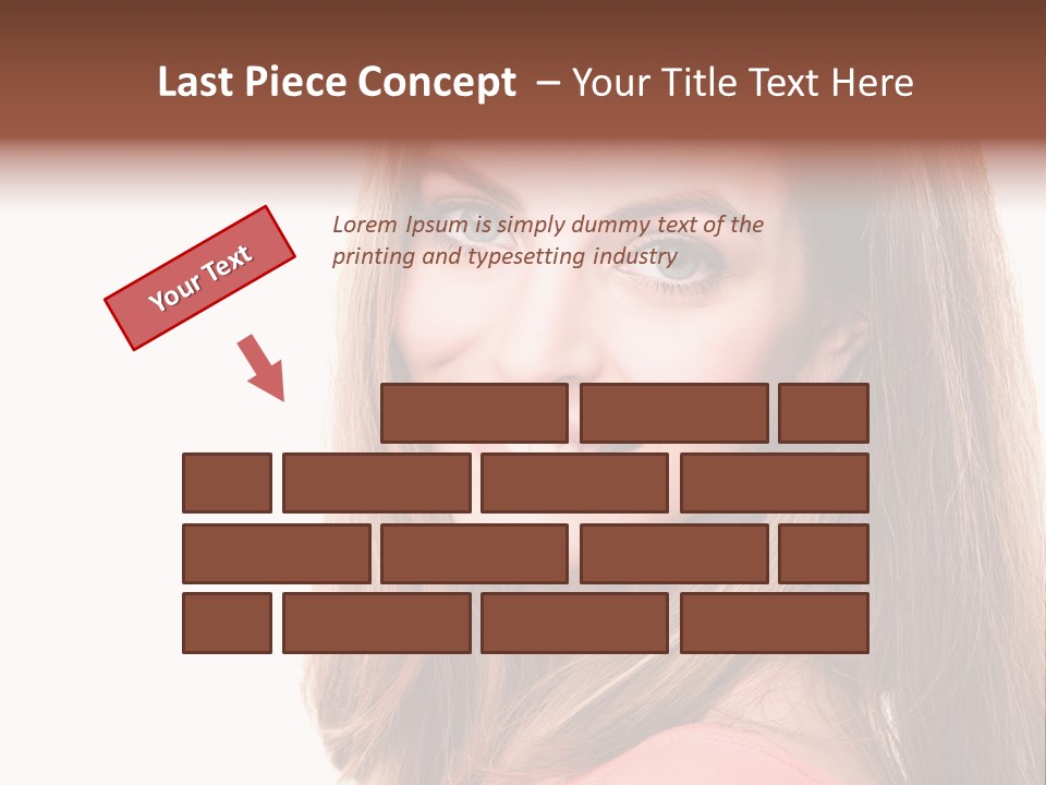 Skincare  Girl PowerPoint Template