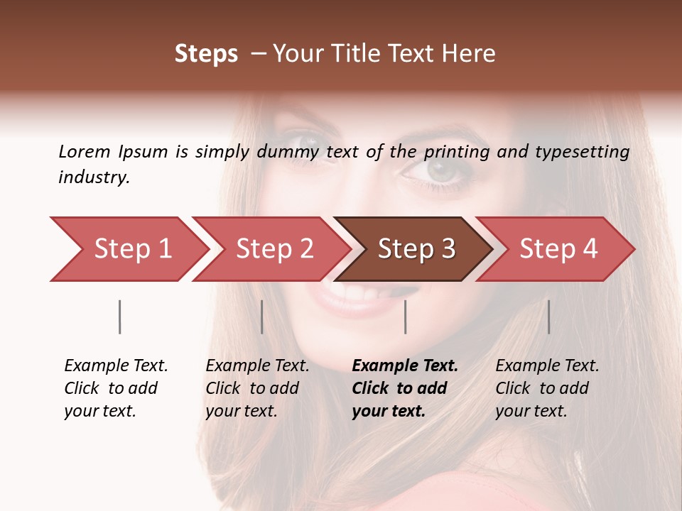 Skincare  Girl PowerPoint Template