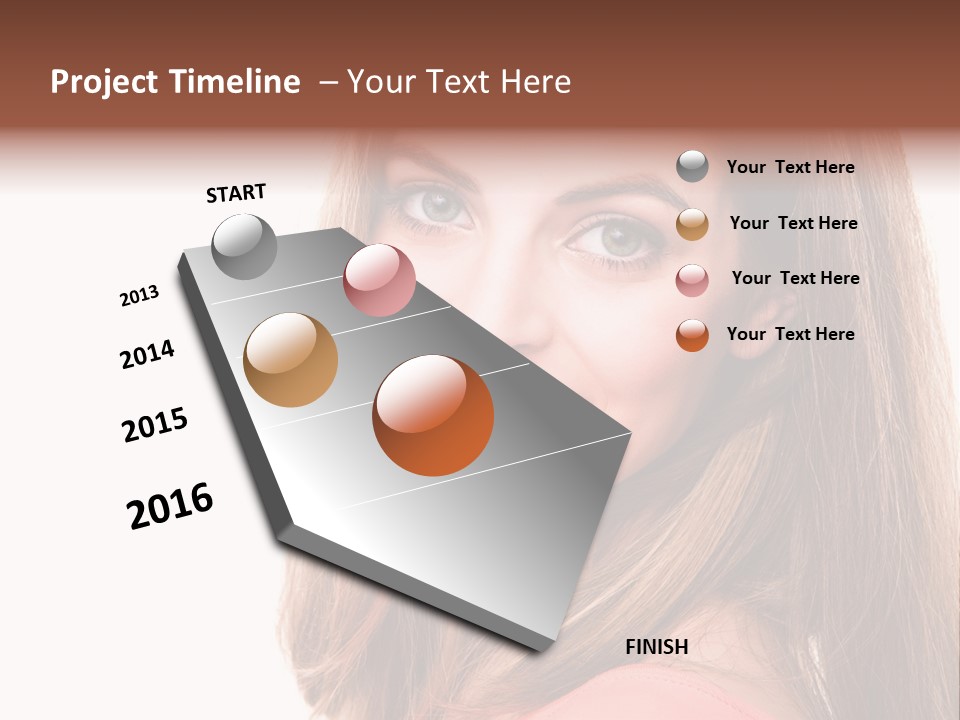 Skincare  Girl PowerPoint Template