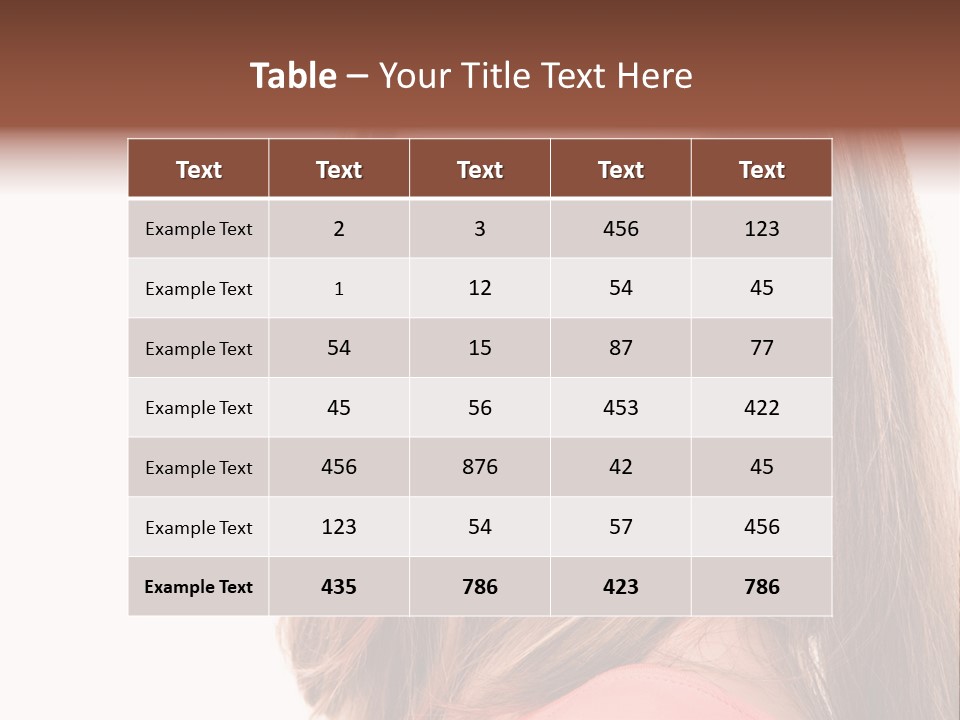 Skincare  Girl PowerPoint Template