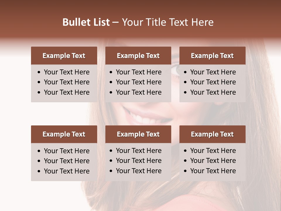 Skincare  Girl PowerPoint Template