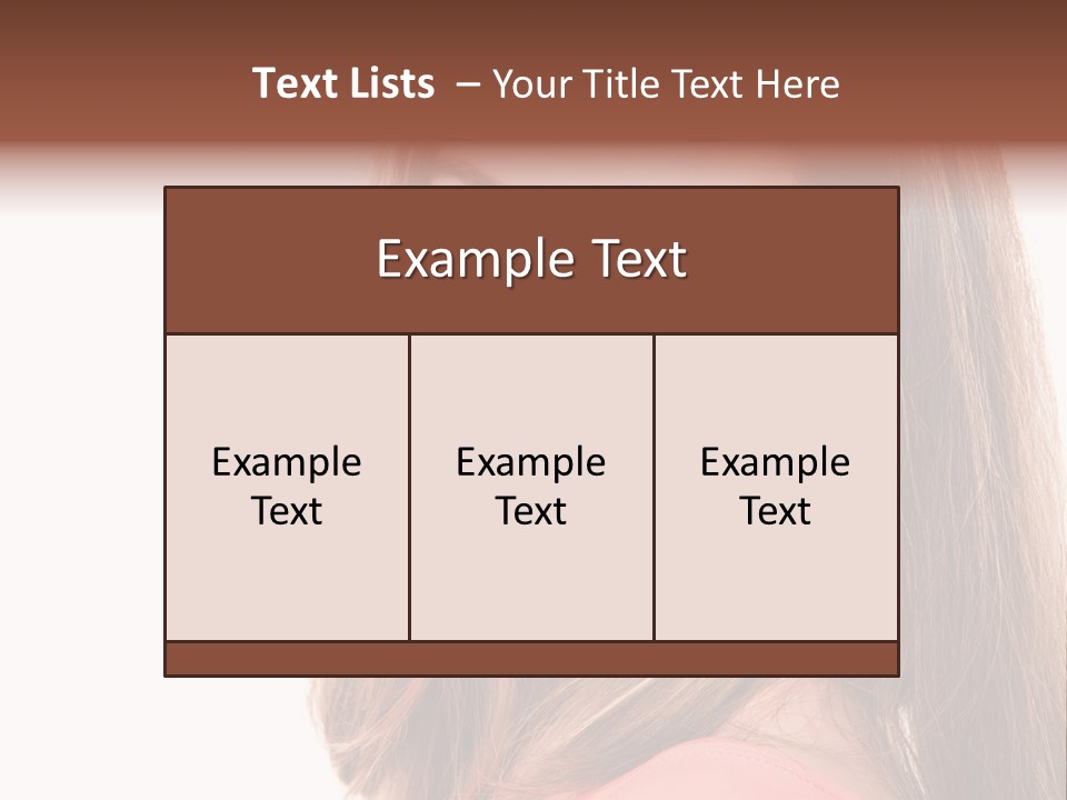 Skincare  Girl PowerPoint Template