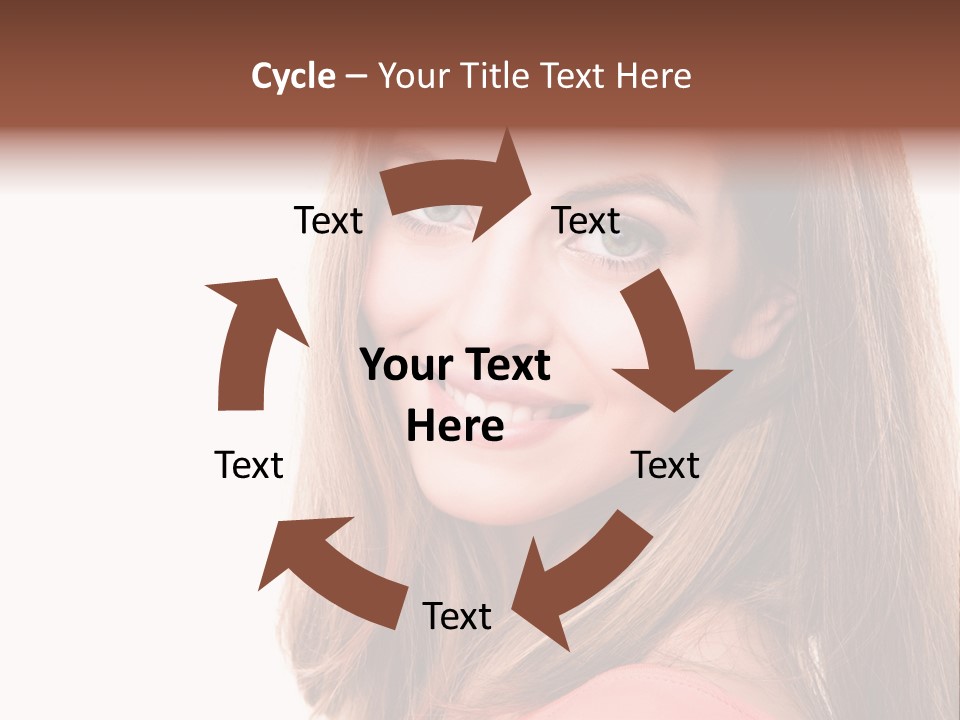 Skincare  Girl PowerPoint Template