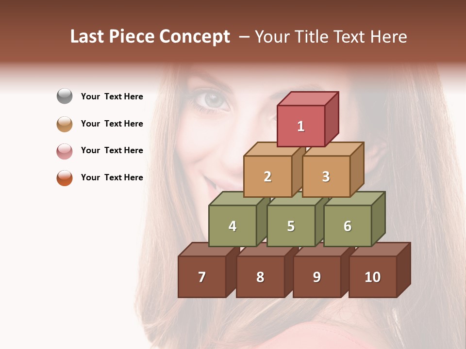 Skincare  Girl PowerPoint Template