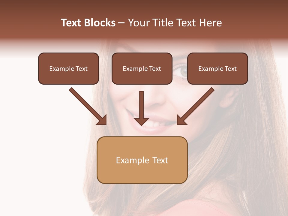 Skincare  Girl PowerPoint Template