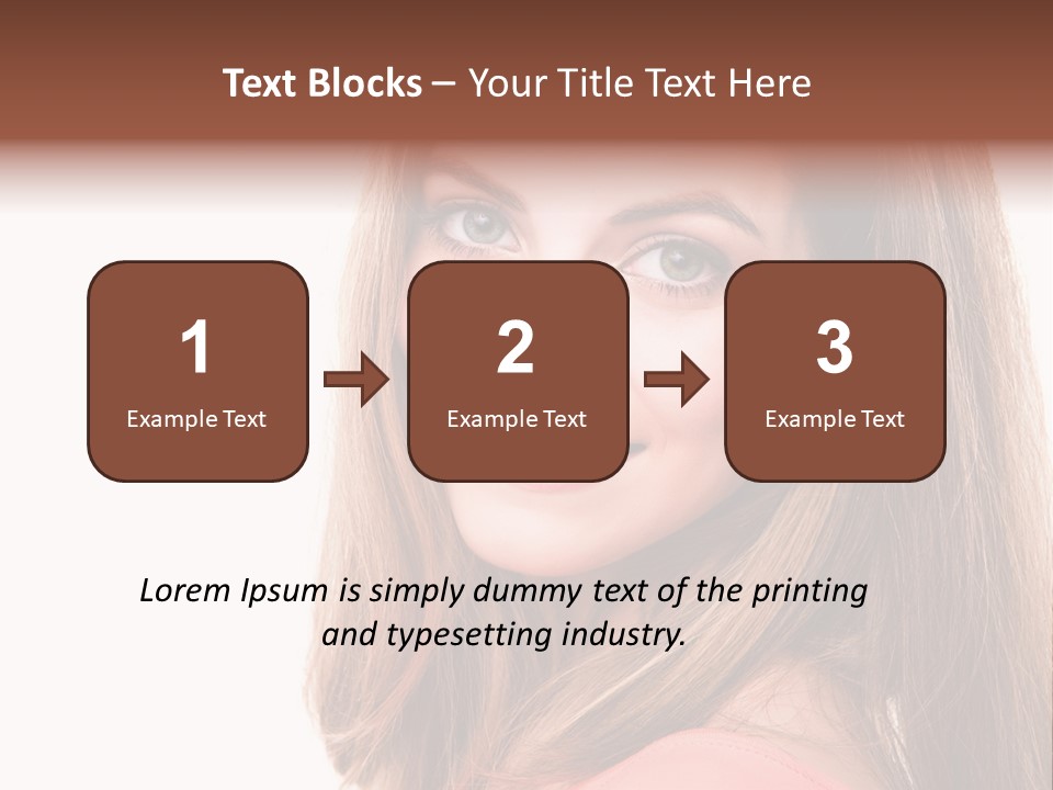 Skincare  Girl PowerPoint Template