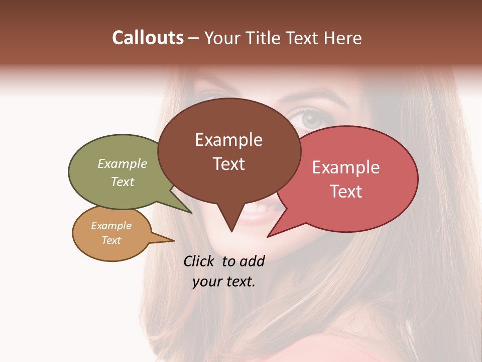 Skincare  Girl PowerPoint Template