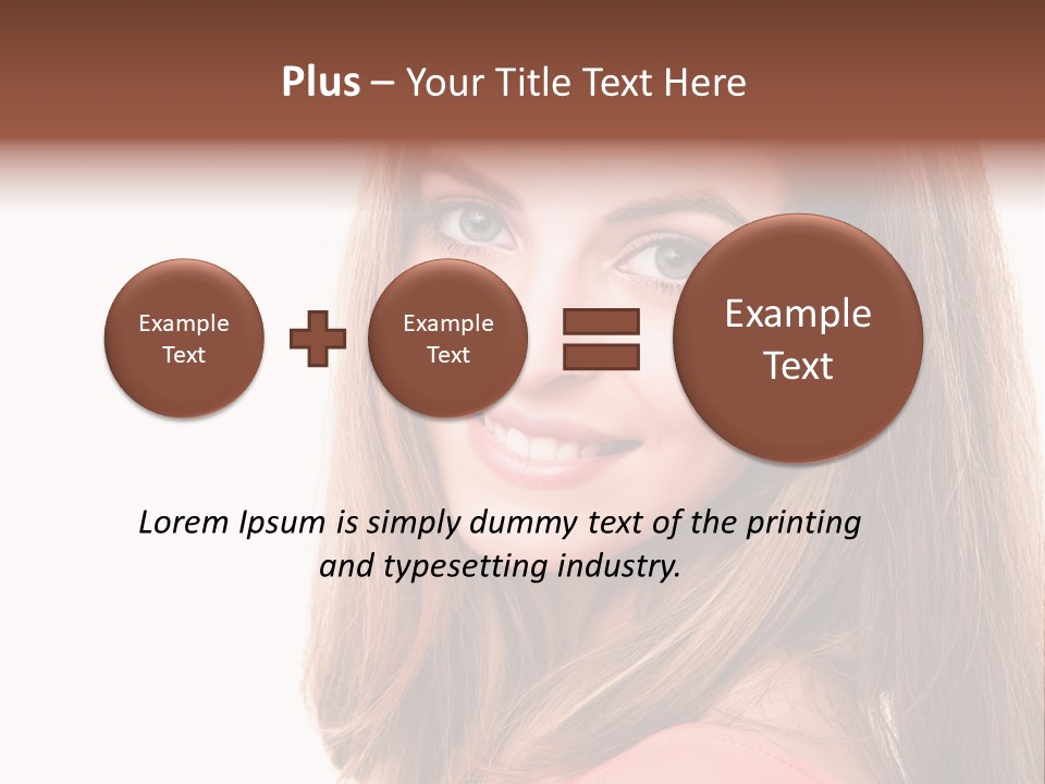 Skincare  Girl PowerPoint Template