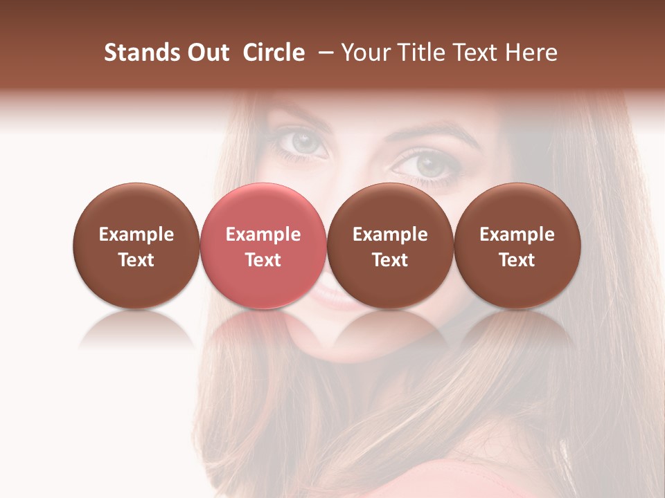 Skincare  Girl PowerPoint Template