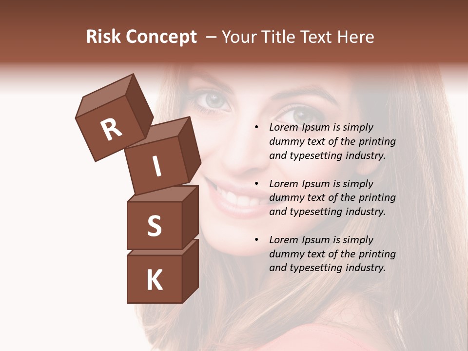 Skincare  Girl PowerPoint Template