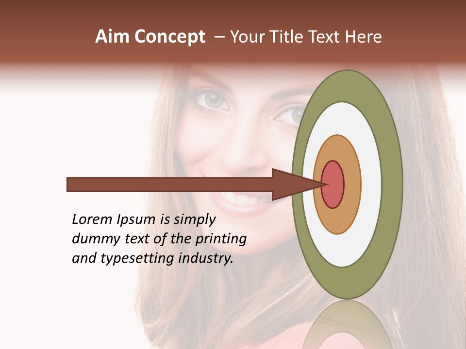 Skincare  Girl PowerPoint Template