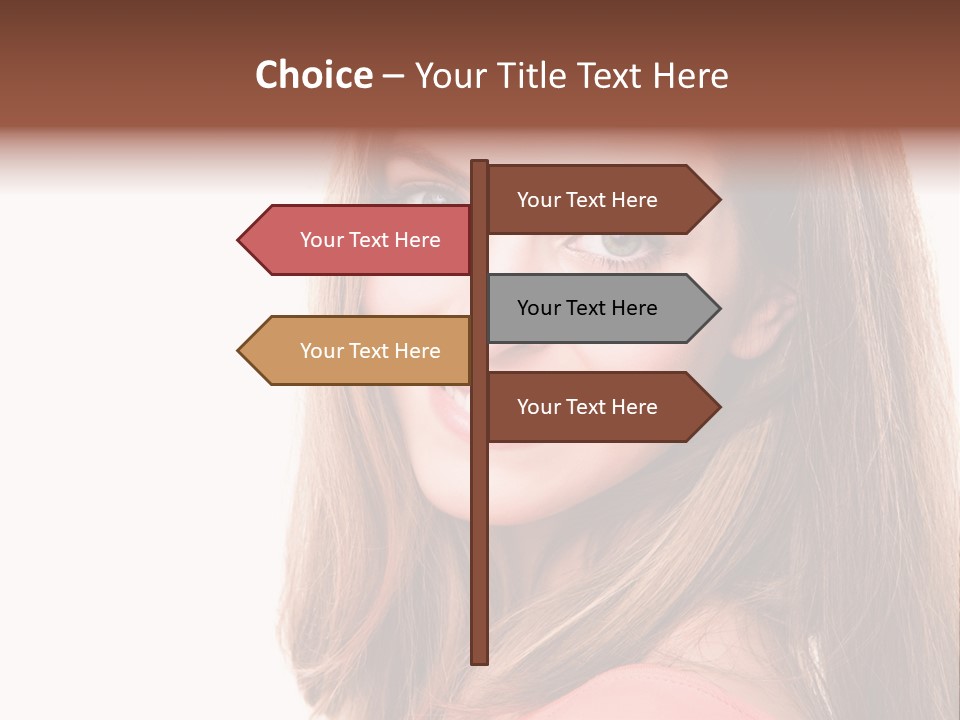 Skincare  Girl PowerPoint Template