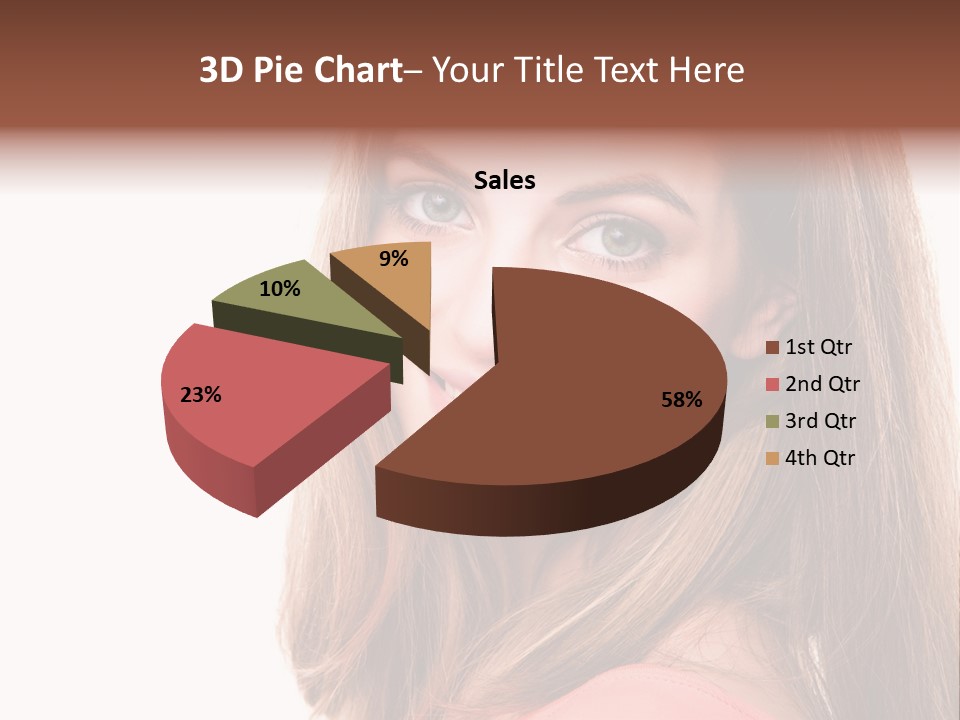 Skincare  Girl PowerPoint Template