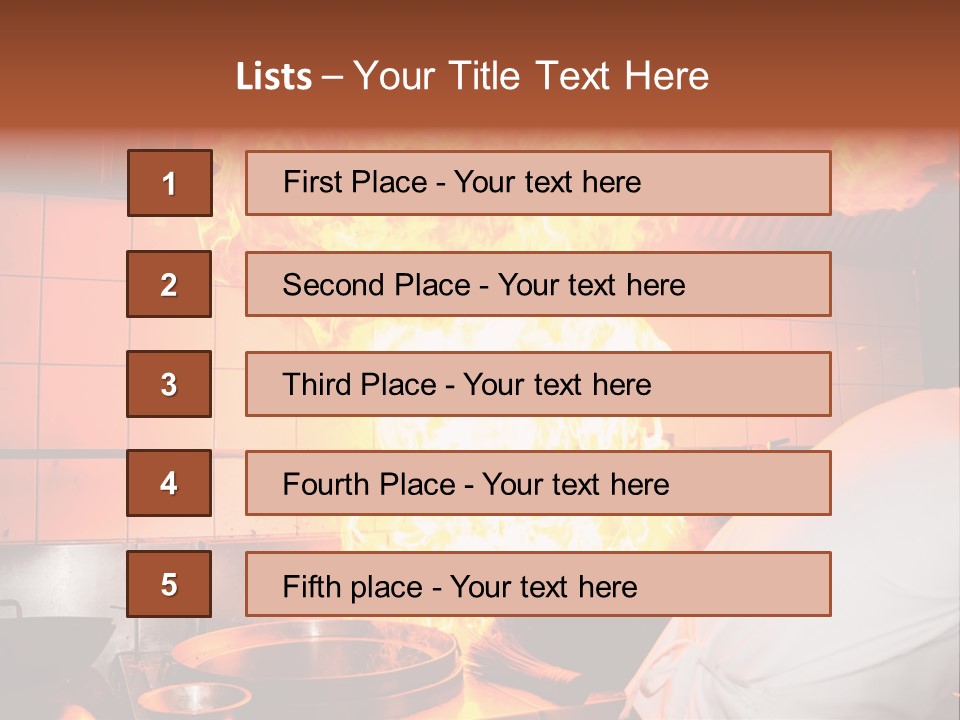 Gourmet Hard Culinary PowerPoint Template