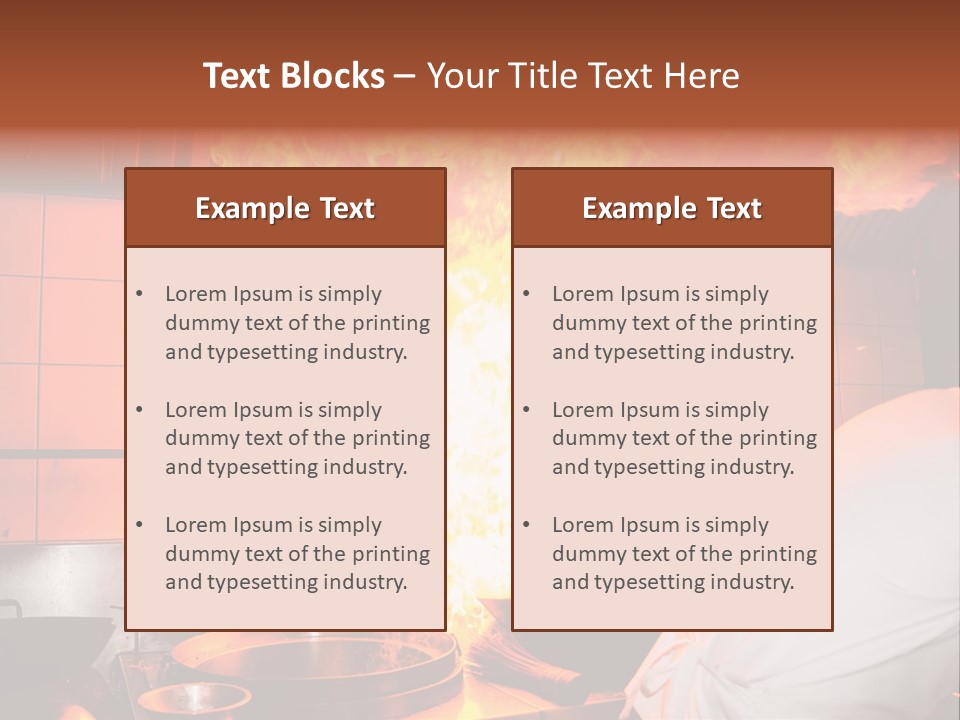 Gourmet Hard Culinary PowerPoint Template