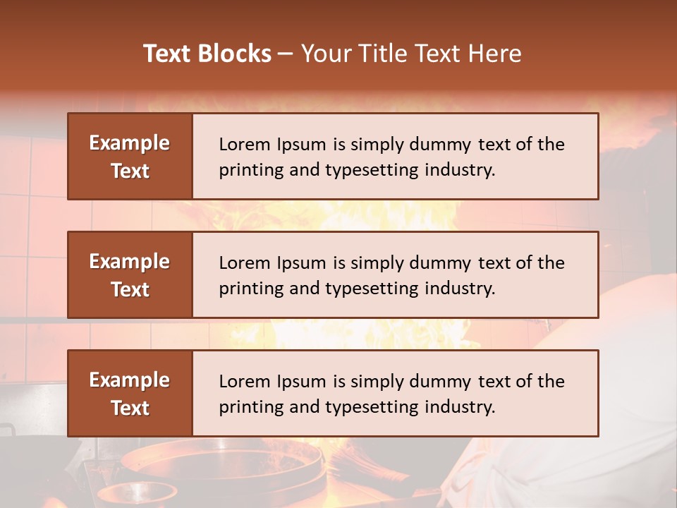 Gourmet Hard Culinary PowerPoint Template